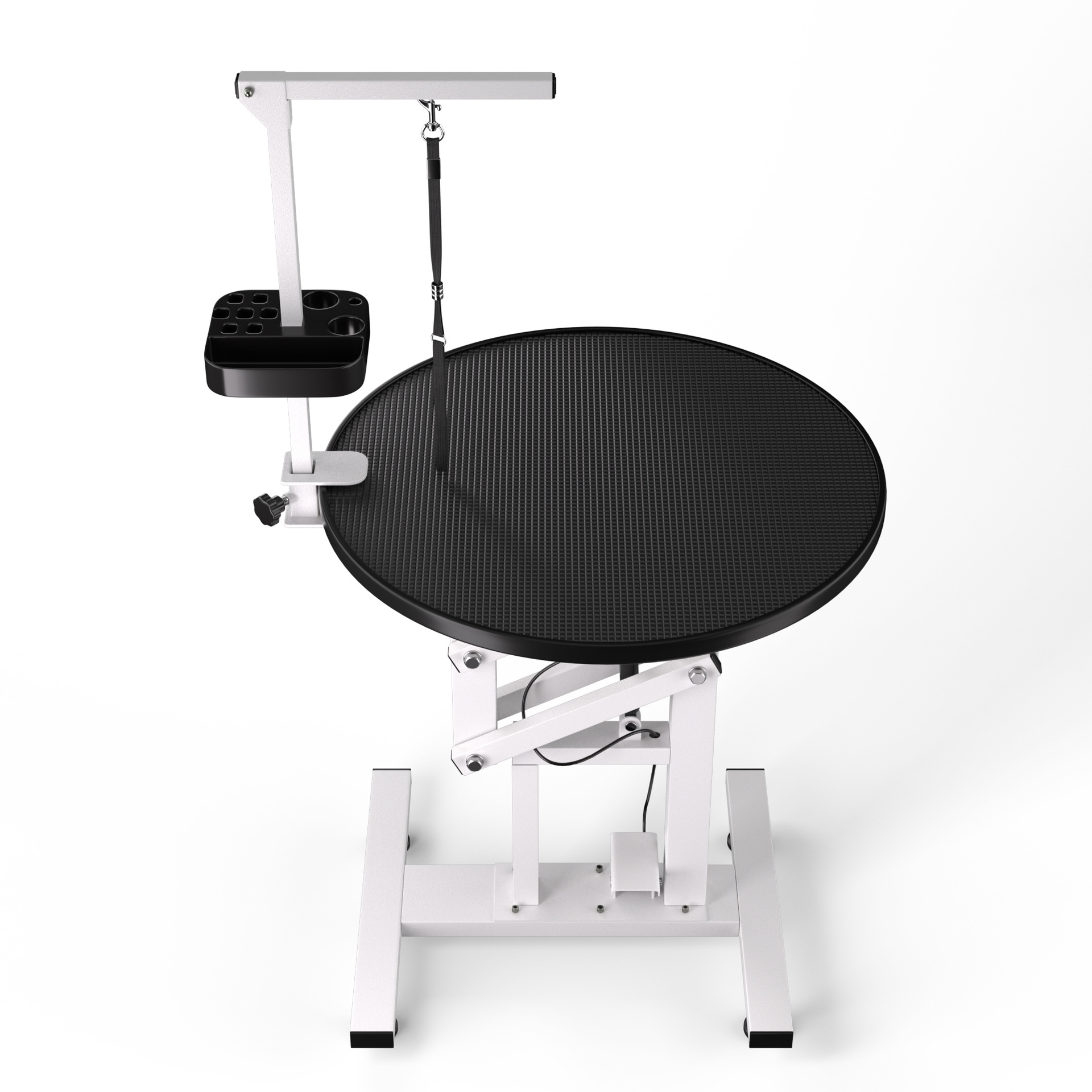 Mesa de Grooming para Mascotas de Metal Neumática Giratoria Ajustable