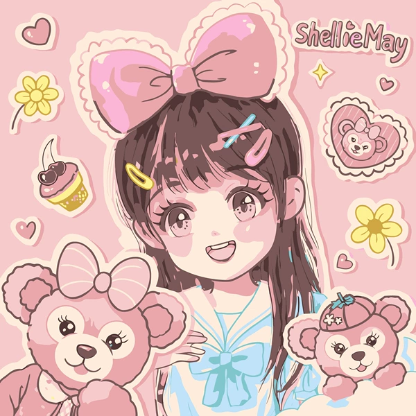 Sanrio Little Girl [Rabbit Grid] 10