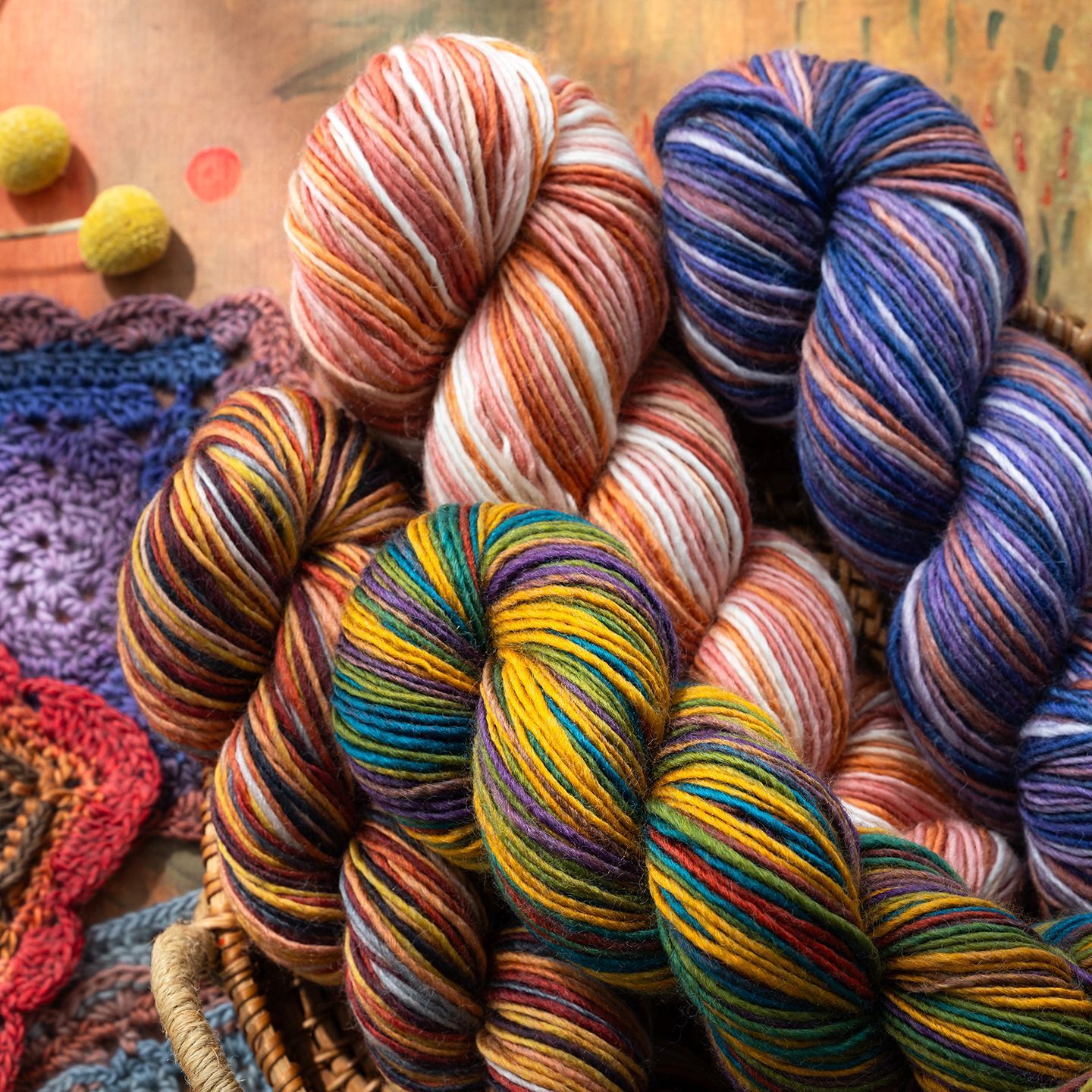 Woven crochet handmade