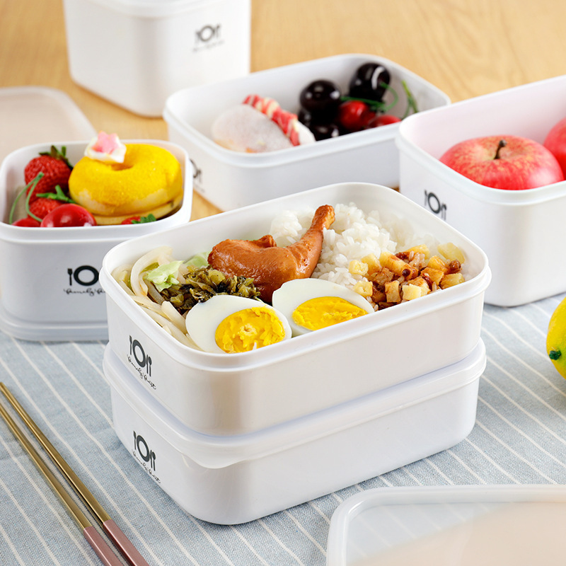 キッチン冷蔵庫長方形野菜室電子レンジ耐熱プラスチック弁当箱食品弁当箱フルーツ収納ボックス密封ボックス|undefined