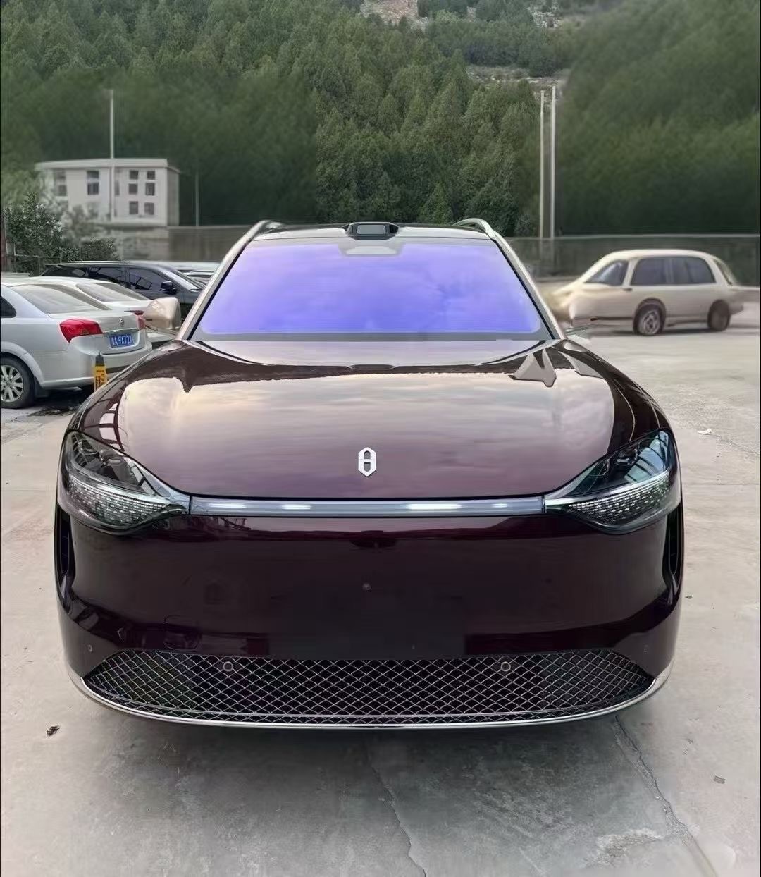 Double Silver Imperial Purple Kt70 Front Windshield Film High Heat Insulation Explosion-Proof Sunscreen Film Car Window Glass Privacy Solar Film