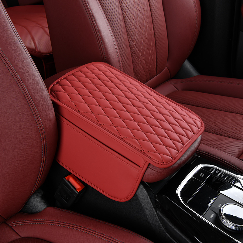Manufacturers cross-border GM diamond armrest box pad upgrade on both sides of the storage pocket central armrest box protective pad cover