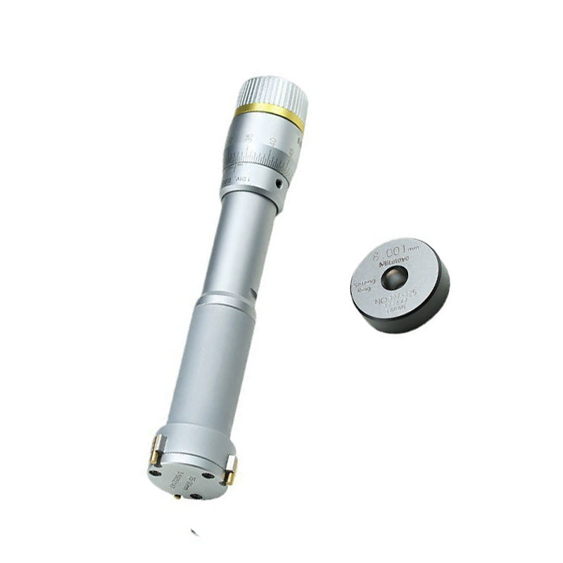 Mitutoyo Mitutoyo Внутренний диаметр микрометра 6-8 мм апертуры трехточечный внутренний тест с тремя когтями 368-161