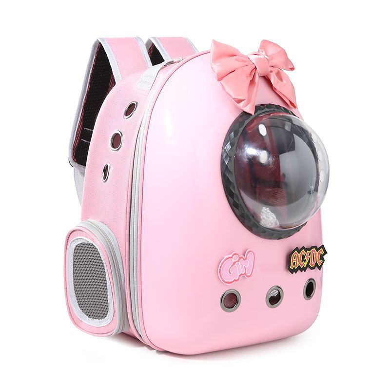 Mascota Gato nuevo panorama para salir en un espacio mascota transparente mochila portátil perro transpirable