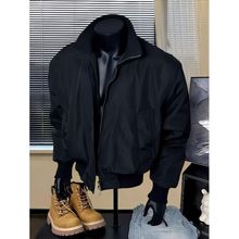 美式复古飞行员夹克男士感廓形防风棒球服2025情侣款休闲外套