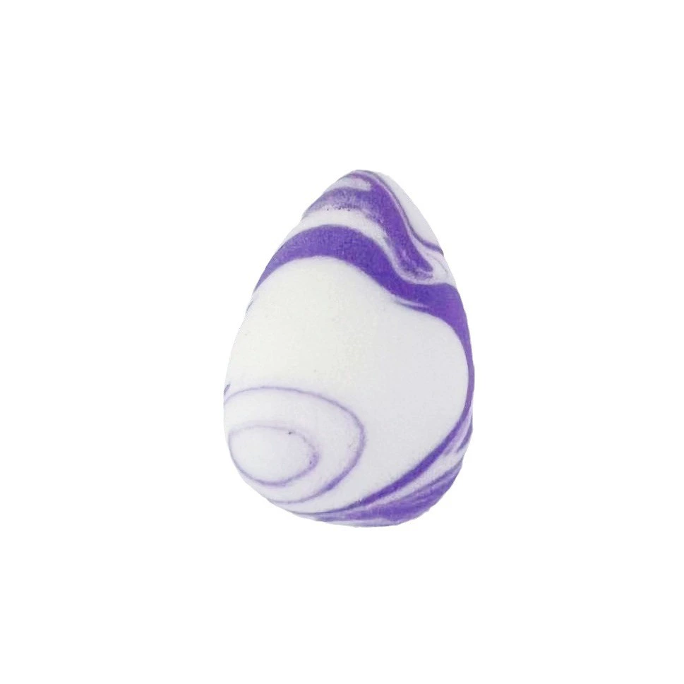 Cosmetic sponge, drop-shaped two-color small, 2 × 3 cm – soft makeup blending sponge