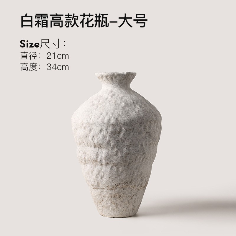 Jingdezhen vasos de cerámica retro nueva cerámica china estilo tranquilo estilo de alto nivel flor floral decoración de la sala de estar