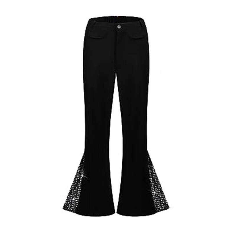 2025 Amazon's New 70S Style Boys' Classic Casual Retro Sequined Bell-Bottom Pants 2025 Amazon's New 70S Style Boys' Classic Casual Retro Sequined Bell-Bottom Pants