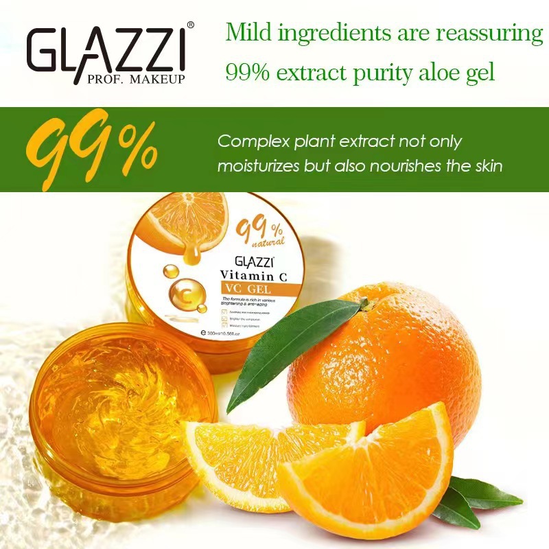 Aloe Vera gel aloe gel 98 en stock productos para el cuidado de la piel crema hidratante máscara facial masculina femenina 300g al por mayor