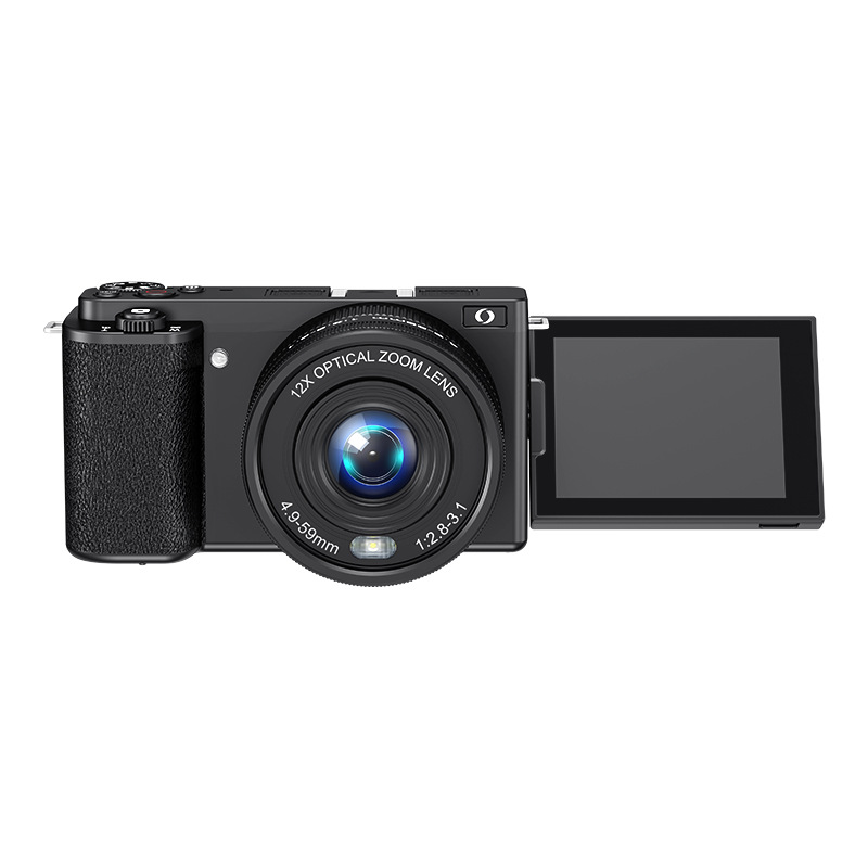 Digital Camera 4k With Optical Zoom And Flip Screen For Travel_voghion.com