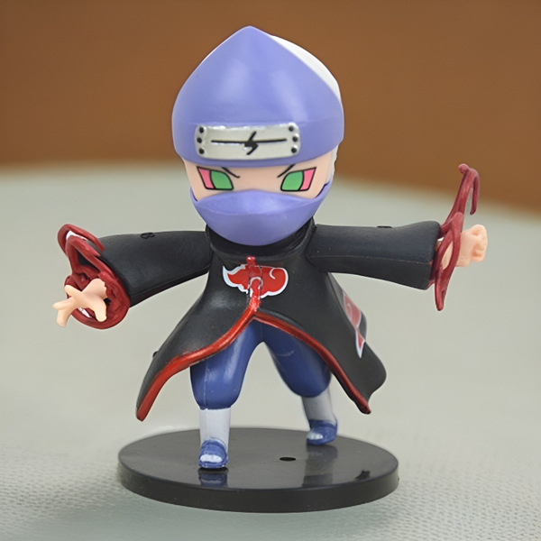Naruto Handmade Xiao organiza muñecas de dibujos animados con tierra, modelos de juguetes, niños, estudiantes de anime de escritorio