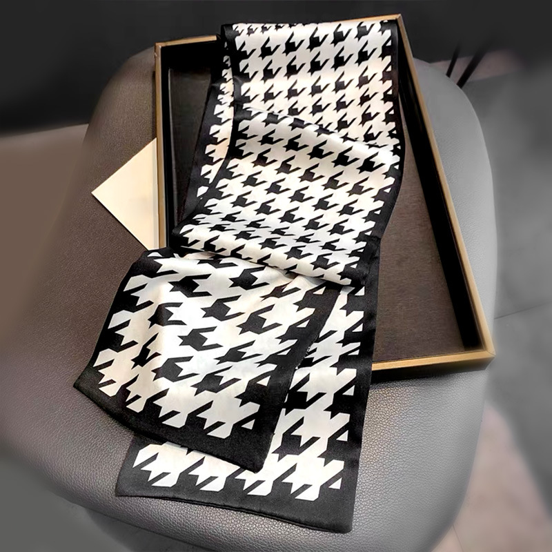 생강 64 큰 Houndstooth 흑백