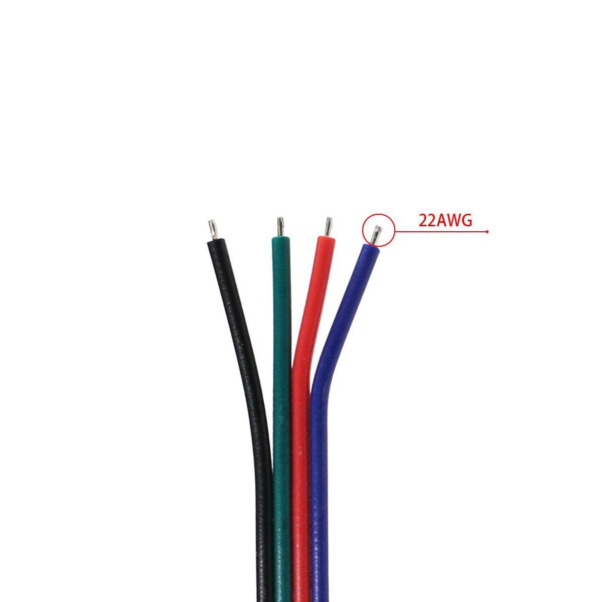 LED lights with lights with Black Red Line 2p extension line 22 1 m 3m 5M 10 m set 2 and wire