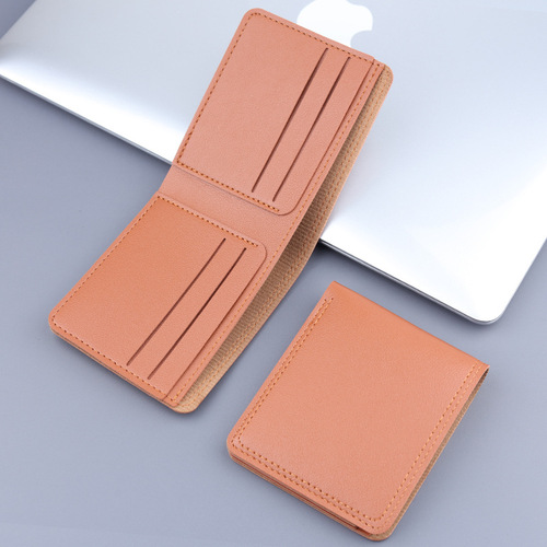 Horizontal wallet wholesale men's fashion short pocket small wallet dollar bag cross-border e-commerce men's wallet male style