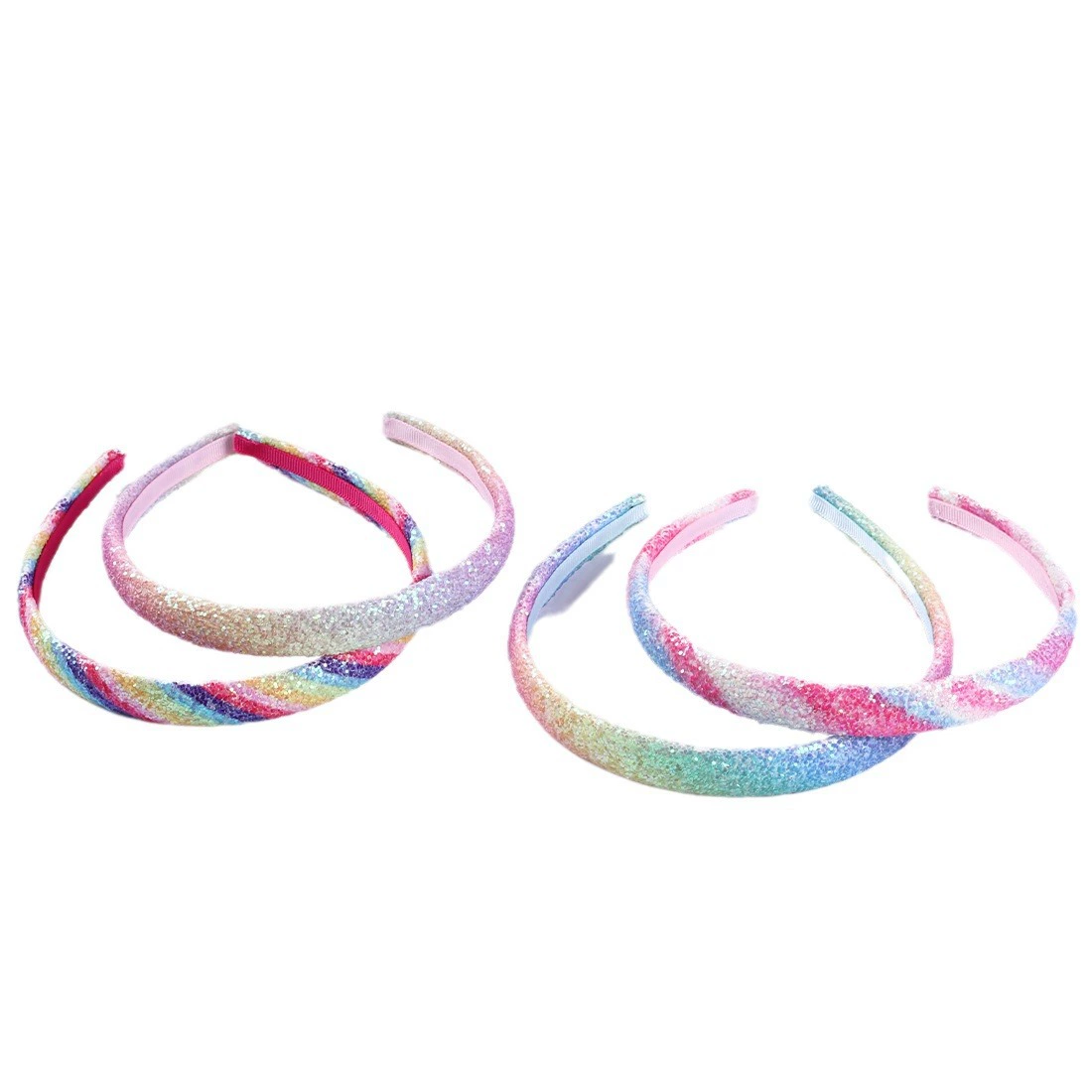 Rainbow headband, children's hair accessory, city style, Amazon, gradient