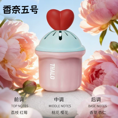 Car Perfume Aromatherapy Freshener, Heart-Shaped Squeeze Perfume - chanel-no-5