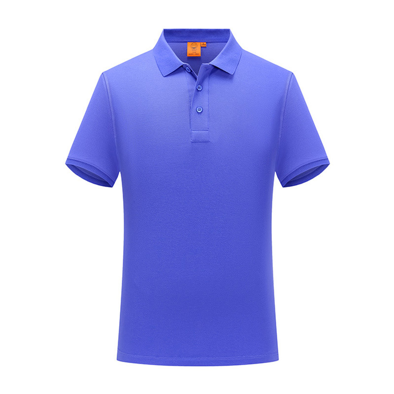 Nano algodón de alta gama de negocios casuales de color sólido camiseta de manga corta con solapa cultura masculina y femenina polo ropa de trabajo personalizada