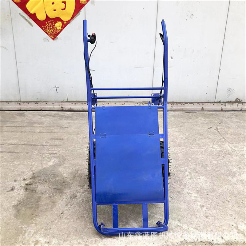 48V锂电池农用独轮手推车 电动助力大载重果园运输双轮推车爬山虎