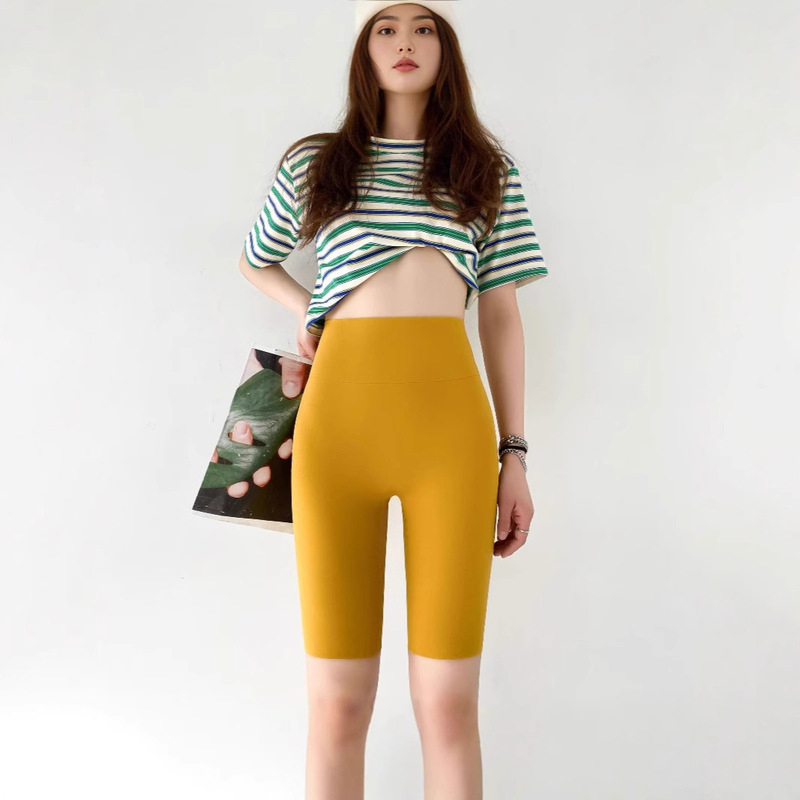 709 Shark Shorts Women's Summer Thin Outerwear Belly Controlling Butt Lifting Five-Point Leggings Yoga Pants Cycling Pants