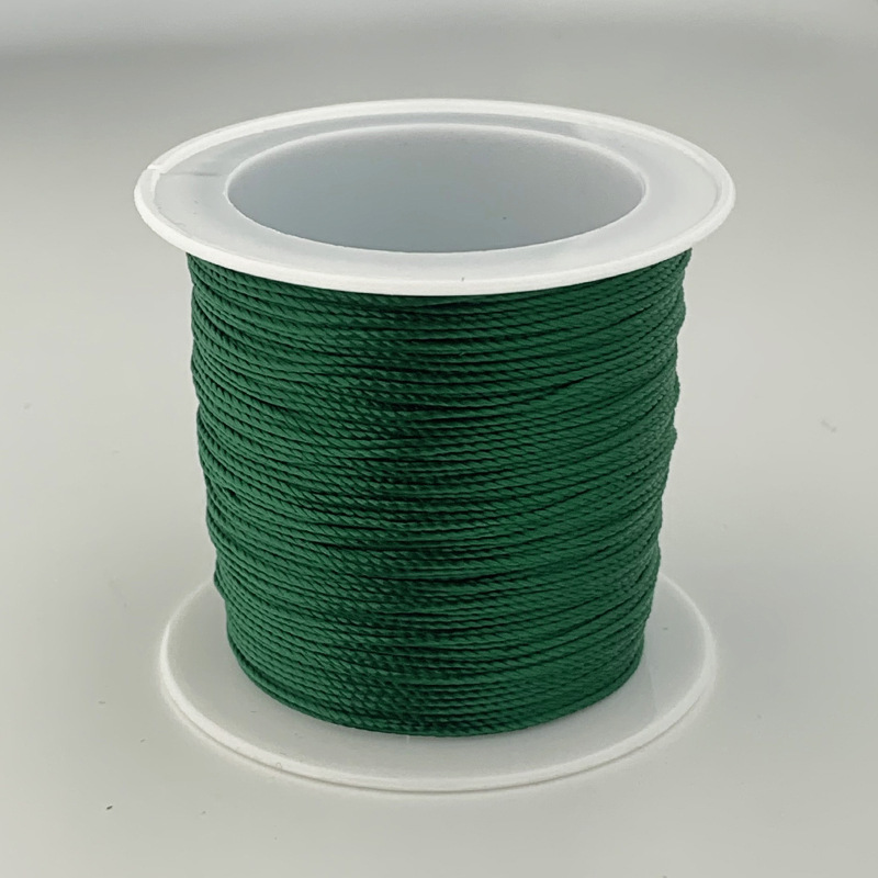 12 hilos de alambre trenzado hilo rojo hilo de color Morandi cuerda trenzada collar cuerda cuerda trenzada a mano material de bricolaje