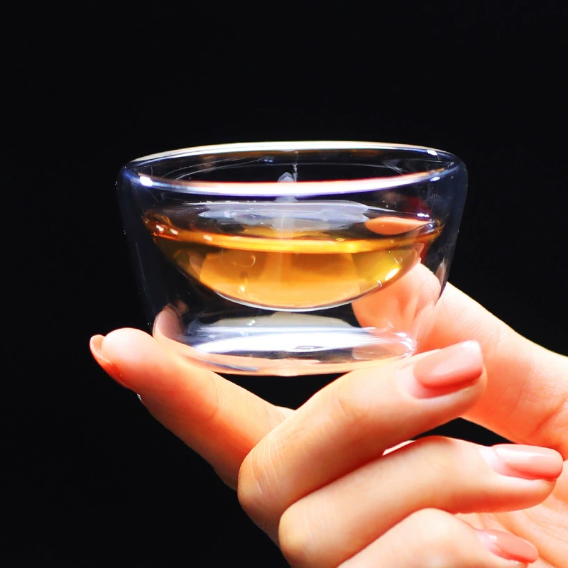 Небольшая чайная чашка, прозрачный бокал для дома, стакан для вина, 30 мл