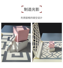 攝影道具拍攝拍照背景板創意古風中國風中式窗格裝飾復古美食擺件