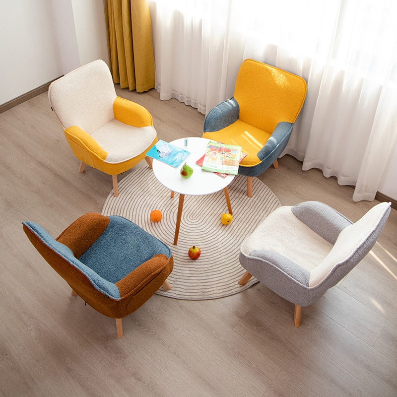 Wholesale children's sofa baby reading chair cute small sofa baby learning to sit on sofa reading corner layout lazy sofa
