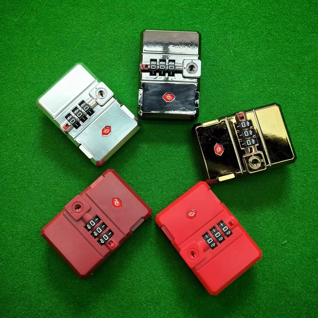 Luggage accessories password lock wholesale square customs lock retail trolley case side lock replacement suitcase lock parts