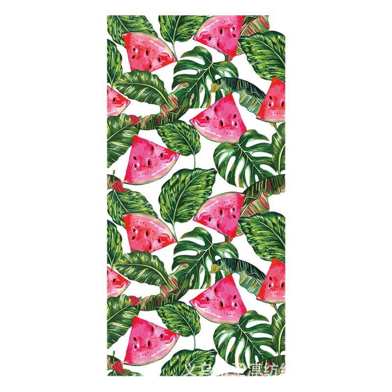 Patrón de impresión de doble cara directo de fábrica Toalla de playa absorbente Toalla de baño cambiable de secado rápido gran cantidad en stock al por mayor