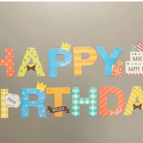 韩版 Decorations with letters for party