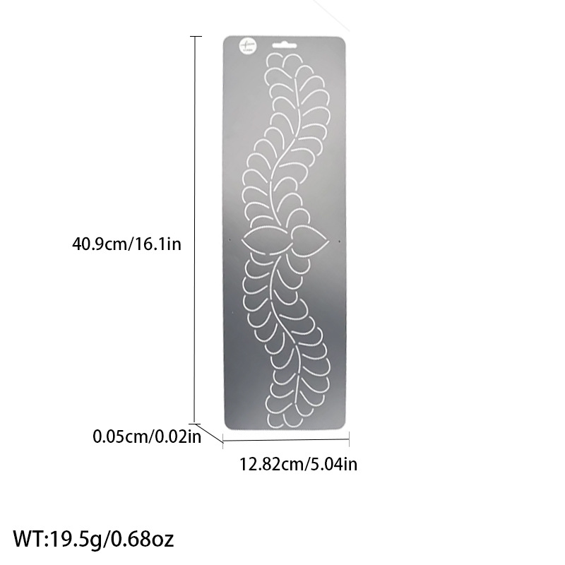 Línea presionando Plantilla de bordado plantilla patrón de ciruela bambú acolchado tablero de dibujo plantilla de bordado herramienta de patchwork