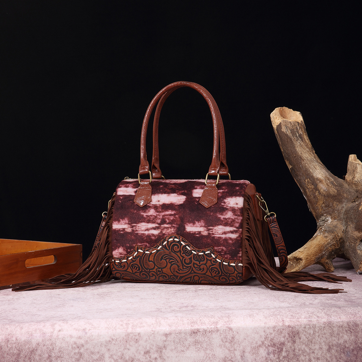 Handtaschen für Damen Die neueste europäische und amerikanische Retro-Mode, personalisierte Schulter-Crossbody-Tasche mit großem Fassungsvermögen, High-End-Damentaschen_voghion.com