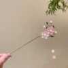 Fuchsia golden Chinese hairpin with tassels