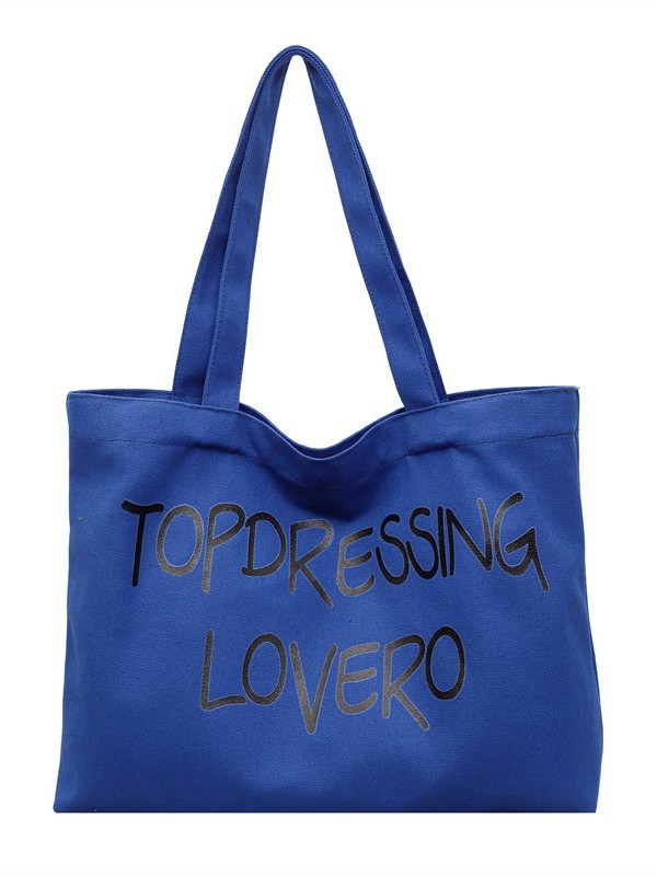 Bolsas coreanas de gran capacidad para mujeres 2026 nuevas letras de impresión de moda bolsas axilales de hombro para viajar bolsas de ocio