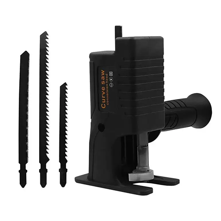 电钻改装电动锯便携式往复锯锯曲线锯转换器配3根锯条
