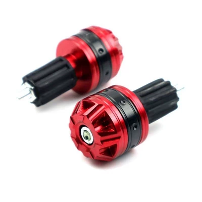 end cap, Other Electric Vehicle Accessories - a-pair-of-cnc-aluminum-alloy-handlebar-end-caps-red
