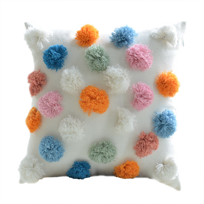 Cuscino trapuntato a forma di piccolo fiore Nordic INS, ragazza popolare, cuscino per divano da soggiorno marocchino, cuscino per soggiorno in famiglia, schienale_voghion.com