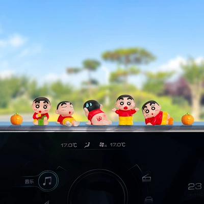 Center Console Display Screen – Car ornaments - multiple-options-available-see-details-page-cute-3d-trendy-toys-5-styles-shishi-ruyi-free-traceless-stickers