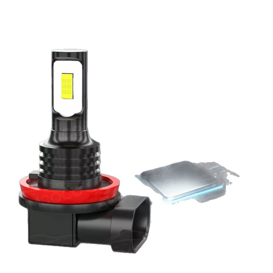 Lámpara de automóvil transfronteriza H8 H11 80W 3570 2SMD luz de niebla decodificada de alto brillo delantera LED delantera H9