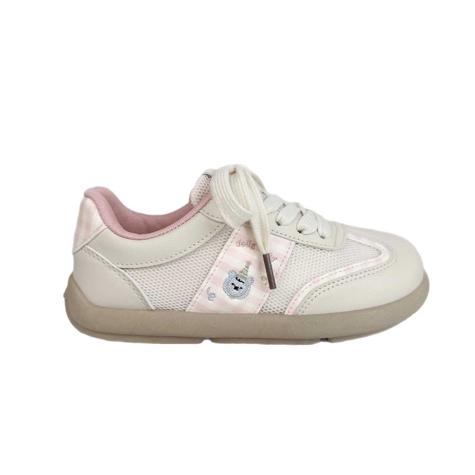 Zapatos de skate para mujeres de verano de 2025 zapatos de mujer de suela gruesa zapatos blancos pequeños zapatos de entrenamiento a cuadrícula zapatos casuales