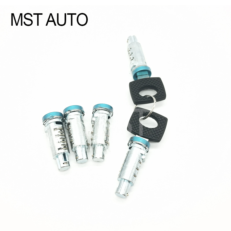 6707600205 cilindro de la cerradura de la ignición de Mercedes-Benz 2 llaves 5 cuerpos de la cerradura A6707600205