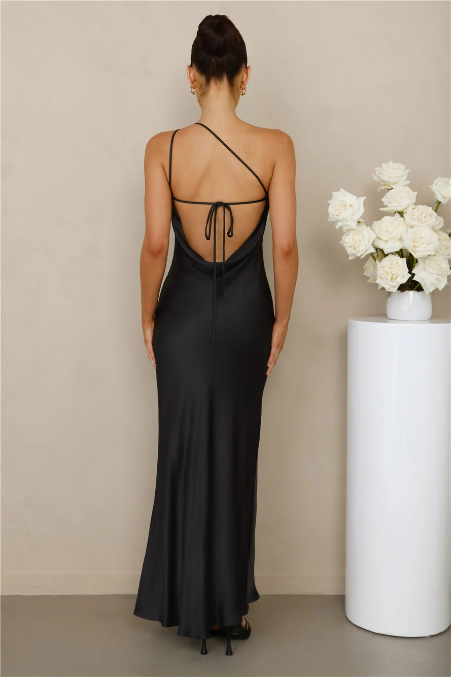 Elegant Backless Sleeveless Wrap Maxi Dress With Adjustable Straps - Flattering A-Line Silhouette For Women, Perfect For Vacation & Evening Wear_ecoleips.com