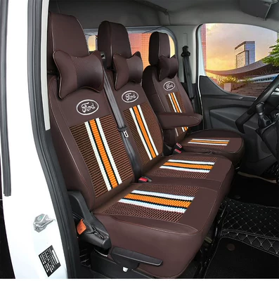 Modelə uyğun (Original) oturacaq örtükləri Seat Cushions, Special Transit New - 3-seater-coffee-leather-all-season-ice-silk-default-item