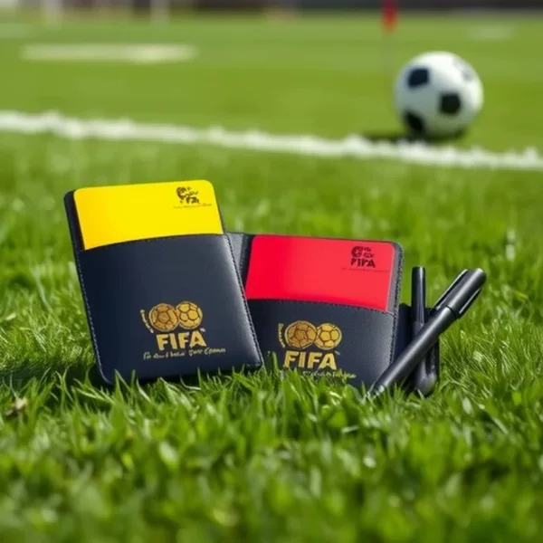 Football Referee Red and Yellow Cards with Pen, Coin Toss Device, Referee Supplies, Match Props, Red Card and Yellow Card Equipment, Tactics