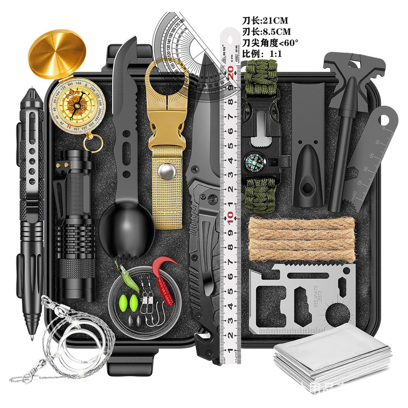 Amazon SOS Wilderness Survival Kit: 25-Piece Outdoor Multi-Tool Set for Adventure, Self-Defense, and Emergency Preparedness Amazon SOS Wilderness Survival Kit: 25-Piece Outdoor Multi-Tool Set for Adventure, Self-Defense, and Emergency Preparedness