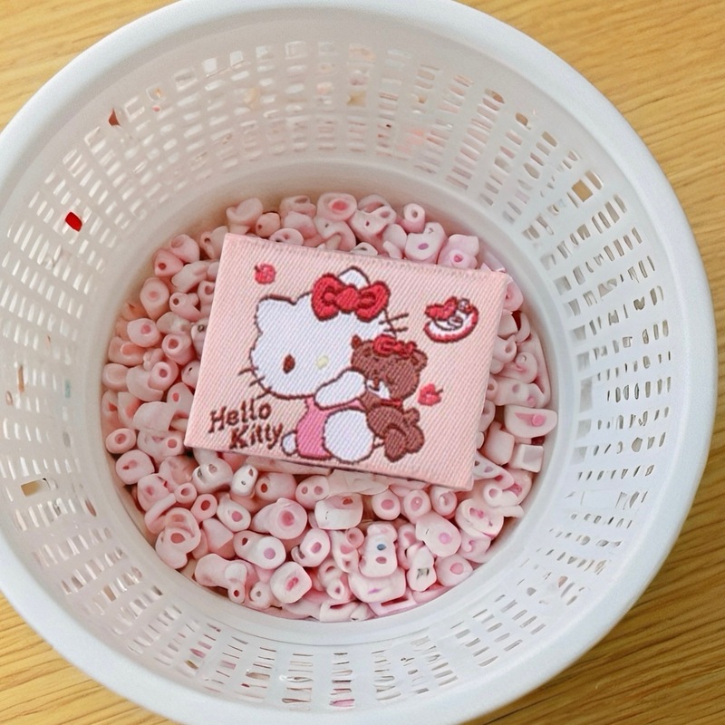 彩色小猫DIY创意卡通装饰布标可爱KT猫咪帽子娃衣大肠圈刺绣布贴|undefined