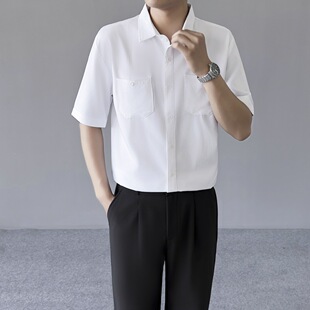 Summer shirt for elderly, set, overall, trousers, for middle age, oversize