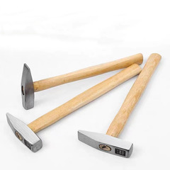Straight hair wooden handle fitter hammer duckbill hammer small hammer sheet metal hammer multi-specification wooden handle hammer small hammer tool