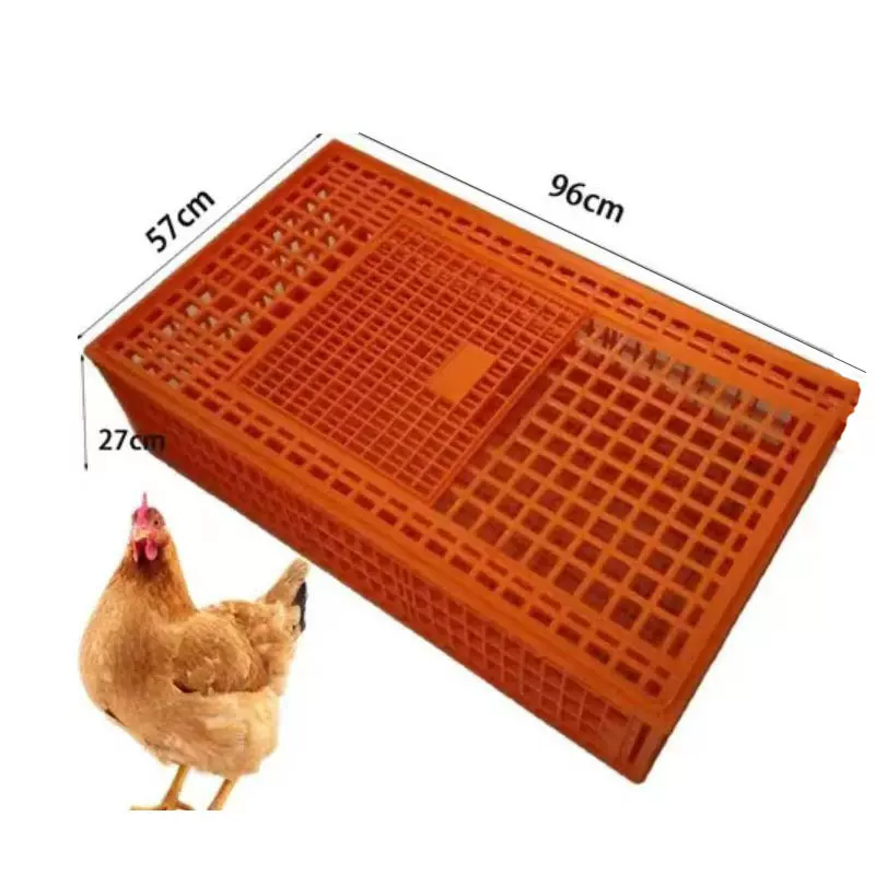全新料周转鸡笼加重加厚型抗摔耐压家禽运输设备·鸡鸭鹅运输笼子