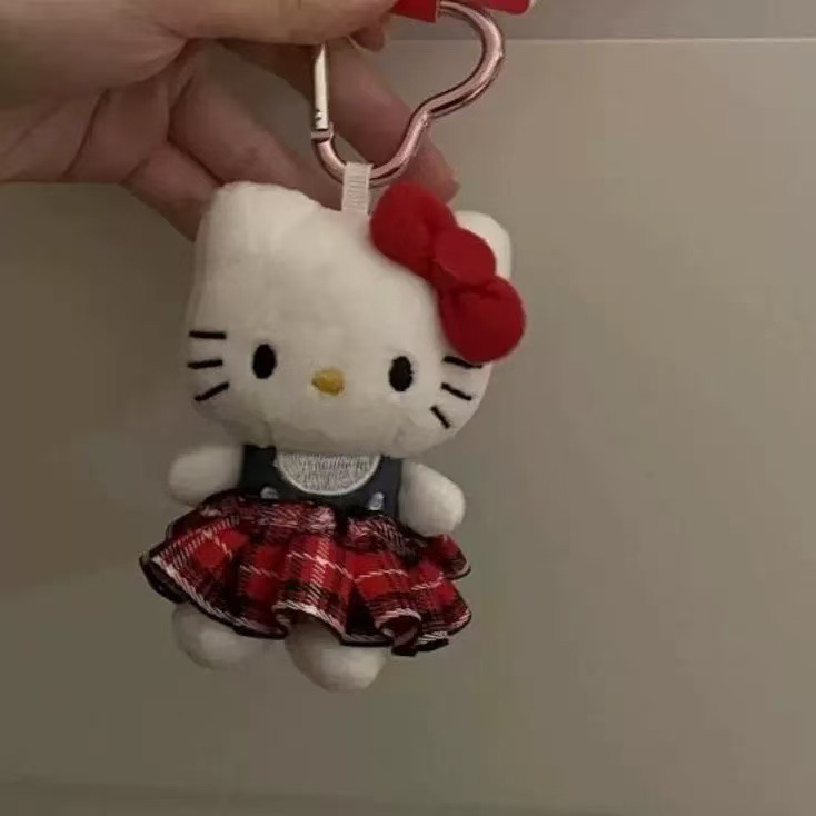 Red skirt KT-love button